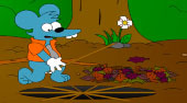 Itchy und Scratchy In Sherblood Wald