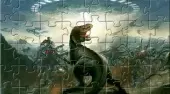 Dinosaurs vs Aliens Puzzle