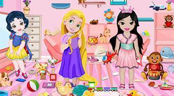 Baby Princesses Toys Room Cleaning