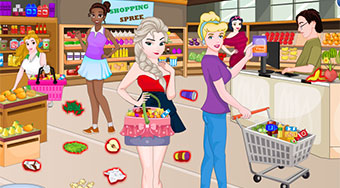 Princesses In Supermarket
