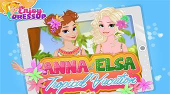 Anna And Elsa Tropical Vacation