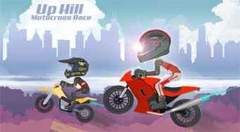 Play Free Up Hill Motocross Race Game