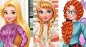 Princesses Getting Cozy: Chunky Knits